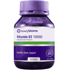 Henry Blooms Vitamin D3 60 Capsules
