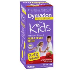Dymadon Kids 2 -12 Years 200ml Strawberry