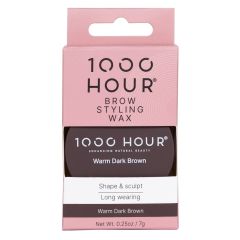 1000 Hour Brow Styling Wax 7g - Warm Dark Brown