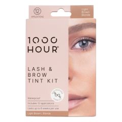 1000 Hour Lash and Brow Tint Kit Non Peroxide - Light Brown/Blonde