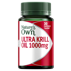 Nature’s Own Ultra Krill Oil 1000mg 30 Capsules