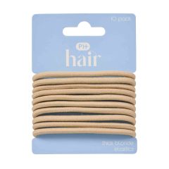 PH Thick Blonde Elastics 10 Pack