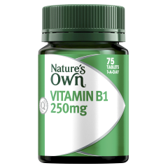 Nature’s Own Vitamin B1 250mg 75 Tablets
