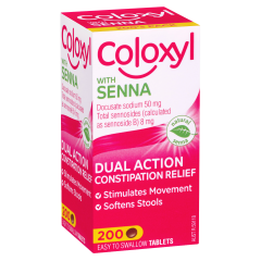 Coloxyl Senna Tablets 200 Pack