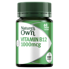 Nature’s Own B12 1000mcg 60 Tablets