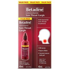 Betadine Concentrated Sore Throat Gargle 40ml