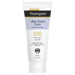 Neutrogena Ultra Sheer Sunscreen Face Lotion SPF 50 88ml