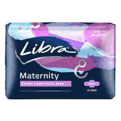 Libra Extra Long Maternity Pads Wings10 Pads