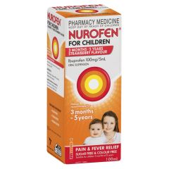 Nurofen for Children 3 Months-5years Strawberry 100ml