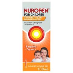 Nurofen for Children 3 Months-5years Orange 100ml