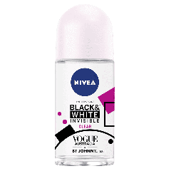 Nivea Deodorant Clear Invisible Black &#038; White Roll-on 50ml