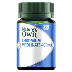 Nature's Own Chromium Picolinate 200 Tablets