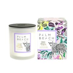 Palm Beach Violet Leaves & Santal 420g Standard Candle