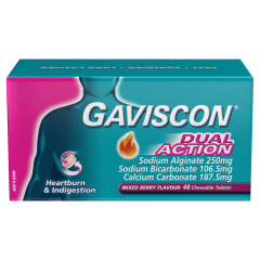 Gaviscon Dual Action Tablets 48 Pack