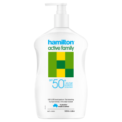 Hamilton Active Family Lotion Spf50+ 500ml