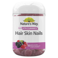 Nature's Way Adult Vegan Hair Skin & Nail's 60 Gummies