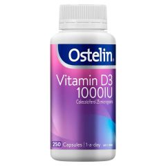 Ostelin Vitamin D3 1000iu 250 Capsules