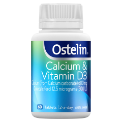 Ostelin Vitamin D & Calcium 60 Tablets