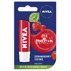 Nivea Lip Balm Strawberry 4.8g