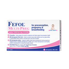Fefol Multi-pregnancy Omega + Iodine 60 Capsules