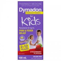 Dymadon Kids 2-12yr 100ml Strawberry