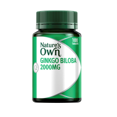 Nature’s Own Ginkgo Biloba 2000mg 100 Tablets