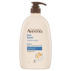 Aveeno Skin Relief Body Wash Fragrance Free 1 Litre PICK-UP ONLY