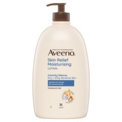 Aveeno Skin Relief Moisturising Lotion Fragrance Free 1 Litre