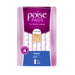 Poise Regular Pad 16 Pack