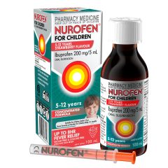Nurofen for Children 5-12 Years Strawberry 100ml