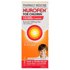 Nurofen for Children 5-12 Years Strawberry 100ml