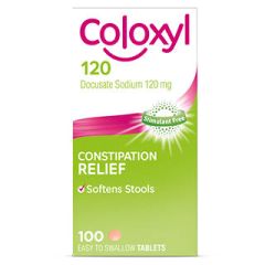Coloxyl Tablets 120mg <br /> 100 Pack