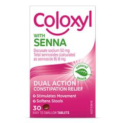 Coloxyl Senna Tablets | 30 Pack
