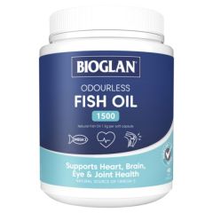 Bioglan Odourless Fish Oil 1500mg 400 Capsules