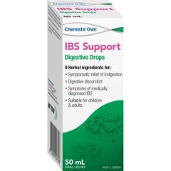 Chemists’ Own Ibs Support Digestive Drops 50ml