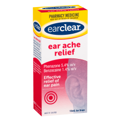Ear Clear for Ear Ache Relief 15ml