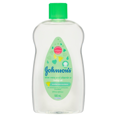 Johnson &amp; Johnson Baby Oil Aloe with Vitamin E 500ml