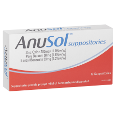 Anusol Suppositories | 12 Pack