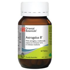 Oriental Botanicals Astragalus 8 60 Tablets