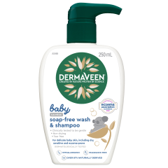 Dermaveen Extra Gentle Baby Soap Free Wash 250ml