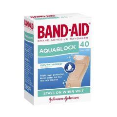 Bandaid Aquablock Strips Regular 40 Pack