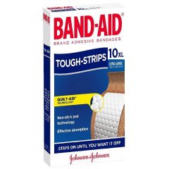 Bandaid Tough Strips Extra Large 10 Pack