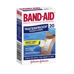 Bandaid Tough Strips Water Proof Regular 20 Pack