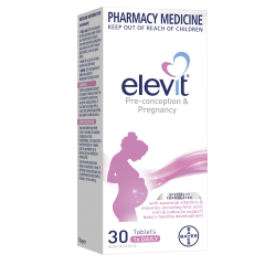 Elevit Pre-conception and Pregnancy Multivitamin Tablets 30 Pack (30 Days)