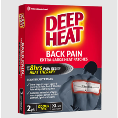 Deep Heat Patch Back | 2 Pack