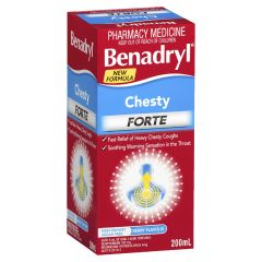 Benadryl Chesty Forte Cough Liquid Berry Flavour 200ml
