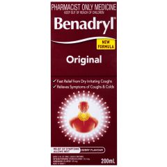 Benadryl Original Cough Syrup 200ml