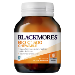 Blackmores  Bio C Chewable 500mg 50 Tablets