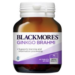 Blackmores Ginkgo + Brahmi 40 Tablets