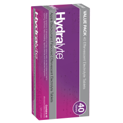 Hydralyte Effervescent Tablets Apple Black Currant 40 Pack